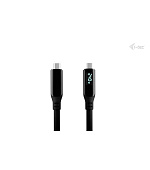 i-tec Thunderbolt 4/USB4 Class Pro Cable 240W with LCD (40 Gbps, 150 cm)