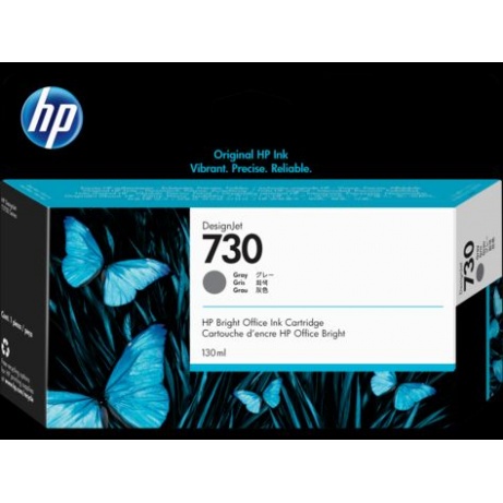 HP 730 130-ml Gray Ink Cartridge