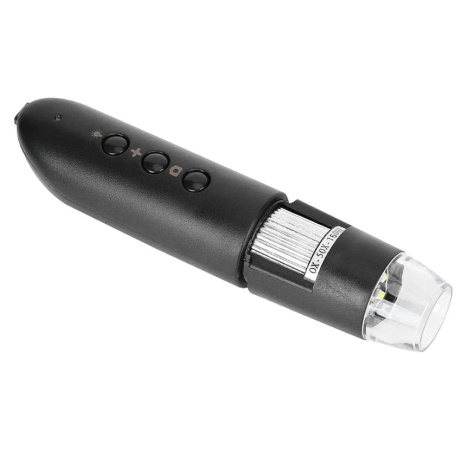 W-Star Digitální mikroskop WIFI UMW1200S, HD 1000x přísvit černá USB iOS android