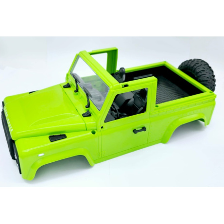Použitá zelená karoserie pro RC auto RMT LAND ROVER 1/12