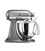 BAZAR - KitchenAid Artisan 5KSM175PSEMS kuchyňský robot, 10 rychlostí, planetární systém, šedá - poškozený obal