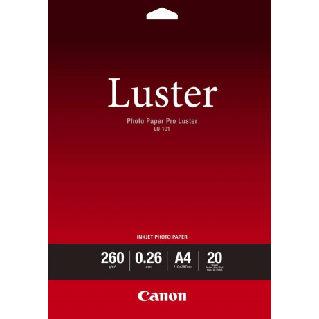 Canon fotopaír LU-101, A4, 20 ks, lesklý 260g/m