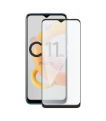 Screenshield REALME C11 (2021) (full COVER black) Tempered Glass Protection