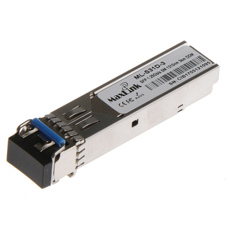 MaxLink 1.25G SFP HP modul, SM, 1310nm, 3km, 2x LC konektor, DDM, HP kompatibilní