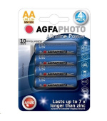 AgfaPhoto Power alkalická baterie LR06/AA, blistr 4ks