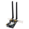 ASUS PCE-AXE5400 Wireless AXE5400 PCIe Wi-Fi 6E Adapter Card, Bluetooth 5.2