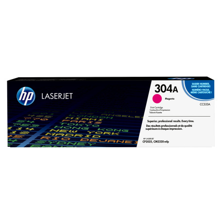 HP 304A Magenta LJ Toner Cart, CC533A (2,800 pages)