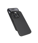Epico Mag+ kožený kryt iPhone 15 Pro - černá