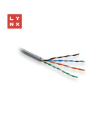LYNX UTP kabel Cat5e, PVC (Eca), celoměděný, vnitřní , šedý, box 305m