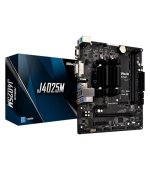 ASRock MB Intel procesor J4025M, 2xDDR4, HDMI, VGA, DVI-D, mATX