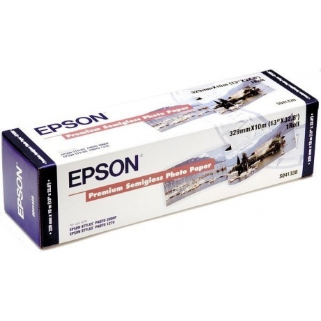 EPSON Premium Semigl. Photo Paper, role 329mmx10m