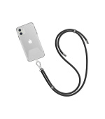 WG - Crossbody lace strap / transparent / black