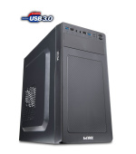 BAZAR - 1stCOOL skříň STEP 3 ver.2, micro ATX, AU, 2xUSB 3.0 + 2xUSB 2.0,bez zdroje,Black "REPAIRED"