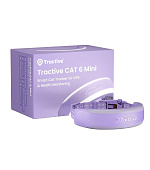 Tractive CAT 6 Mini – chytrý GPS lokátor pro kočky a monitor zdraví s integrovaným obojkem - levandulový