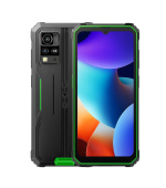 Rugged Smartphone Blackview BV4800 Pro 4G T606 4GB 128GB 5180-10W A14-D4, Black w Green [No Charger]