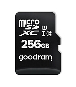 GOODRAM microSDXC karta 256GB M1AA (R:100/W:10 MB/s), UHS-I Class 10, U1 + Adapter