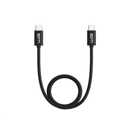 WG - Datový kabel Type-C to Type-C / 1m / 3A / black