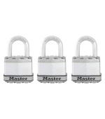 Master Lock Titanový visací zámek -  Excell - 45mm (3 ks / blistr)