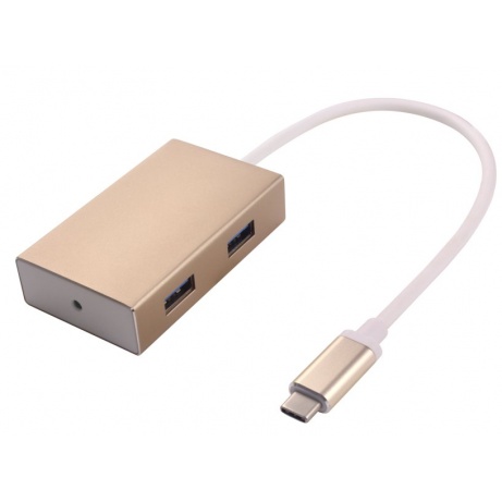 PremiumCord USB3.1 hub 4x USB3.0 hliníkové pouzdro