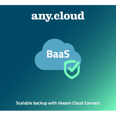 Anycloud BaaS | BaaS for Veeam Storage (100GB/1M)