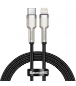 Baseus Cafule Series nabíjecí / datový kabel USB-C na Lightning PD 20W 2m, černá