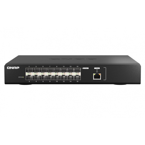 QNAP switch QSW-M5216-1T (16x25GbE SFP28/1x10GbE BASE-T (RJ45)/80W)