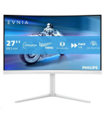 Philips MT 27" 27M2C5201L - 1920x1080,Fast VA,180Hz,2xHDMI,1xDP,zakřivený,bílá