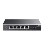 BAZAR - TP-Link switch TL-SG1005P-PD (5xGbE,4xPoE+,1xPoE-in,PoE++,90W, fanless) - Poškozený obal (Komplet)