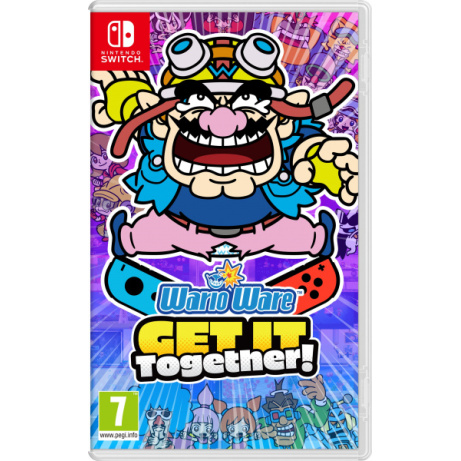 SWITCH WarioWare: Get It Together! + klíčenka, plakát a samolepky