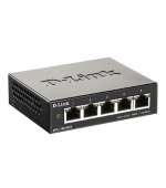 BAZAR - D-Link DGS-1100-05V2 5-port Gigabit Smart Managed switch, fanless - Poškozený obal (Komplet)