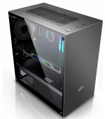 BAZAR - EVOLVEO M4, case mATX, 1x120mm PWM ventilátor, průhledná bočnice, černá - Poškozený obal (Komplet)
