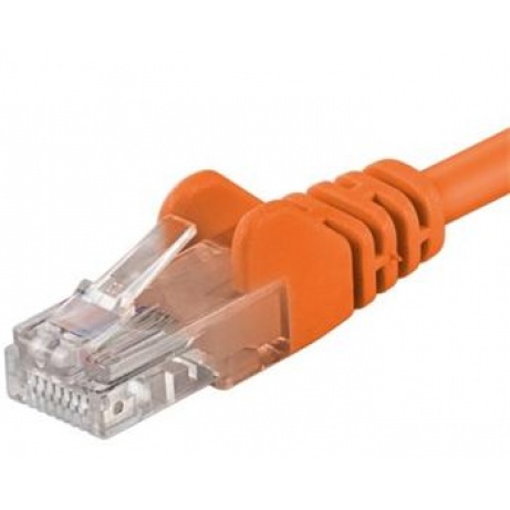 Patch kabel UTP RJ45-RJ45 level 5e 3m oranžová