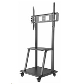 BAZAR - Manhattan univerzální TV vozík, Universal Heavy Duty TV Cart, 37" až 100" TV, černá - Poškozený obal (Komplet)