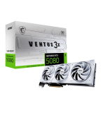 MSI VGA NVIDIA GeForce RTX 5080 16G VENTUS 3X OC WHITE, RTX 5080, 16GB GDDR7, 3xDP, 1xHDMI