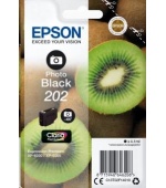 EPSON ink čer Singlepack "Kiwi" Photo Black 202 Claria Premium Ink 4,1 ml