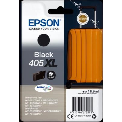 BAZAR - EPSON ink čer Singlepack Black 405XL Durabrite Ultra - Poškozený obal (Komplet)