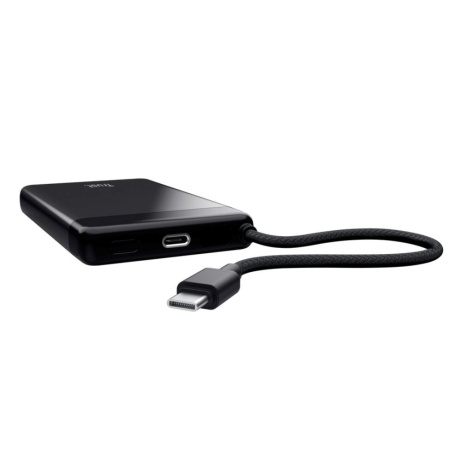 TRUST Powerbanka Fiera, 10000 mAh, S kabelem, 2x USB-C, černá