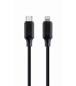 GEMBIRD Kabel USB 2.0 Type-C na Ligtning (CM/8pinM), 1,5m, datový, černá
