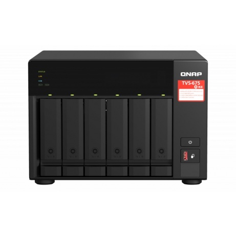 QNAP TVS-675-8G (8core 2,5GHz / 8GB RAM / 6xSATA / 2xM.2 NVMe slot / 2xPCIe / 2x2,5GbE / 1x HDMI 4K)