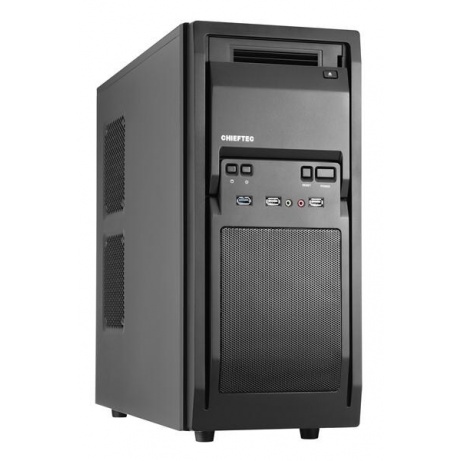 CHIEFTEC skříň Libra Series/Miditower, LF-02B-OP, Black, USB 3.0, bez zdroje