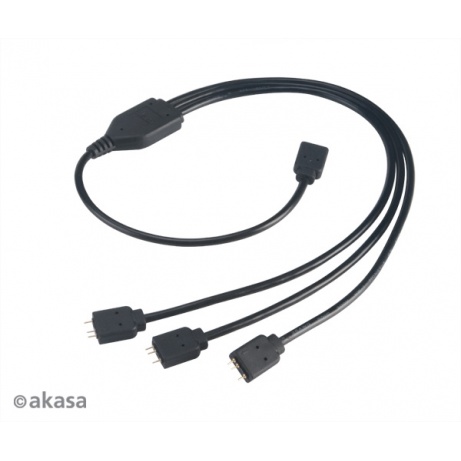 AKASA - RGB LED kabel-splitter adresovatelný 50 cm