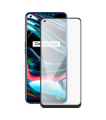 Screenshield REALME 7 PRO (full COVER black) Tempered Glass Protection