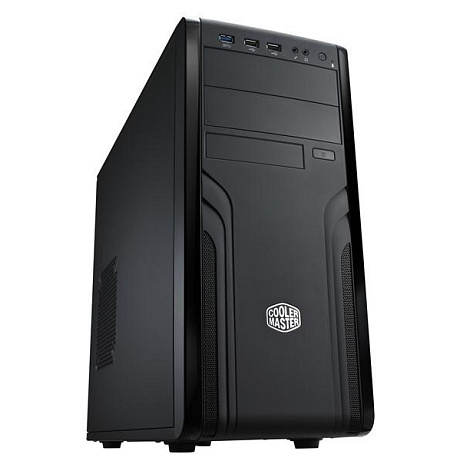 BAZAR - Cooler Master case Force 500, ATX, 1x 120mm Fan, Černá - Poškozený obal (Komplet)