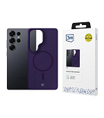 3mk ochranný kryt Smoke MagCase Purple pro Samsung Galaxy S25 Ultra