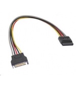 PREMIUMCORD Kabel SATA prodlužovací napájecí k HDD 16cm
