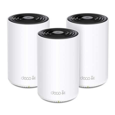 BAZAR - TP-Link Deco XE75(3-pack) WiFi6E Mesh (AXE5400, 2,4GHz/5GHz/6GHz,3xGbELAN/WAN) - Rozbaleno (Komplet)
