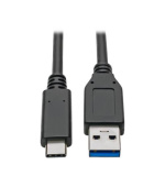 PremiumCord kabel USB-C - USB 3.0 A (USB 3.2 generation 2, 3A, 10Gbit/s) 0.5m