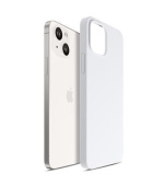 3mk ochranný kryt HARDY Silicone MagCase pro Apple iPhone 15 Plus, Silver-White