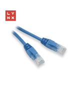 LYNX UTP patch kabel Cat5e, PVC, CCA, 5m, modrý