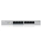 Zyxel GS1200-8HP 8-port Desktop Gigabit Web Smart switch, 4x PoE 802.3at, PoE budget 60W, fanless